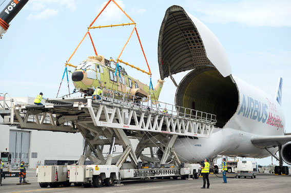 New Air-cargo Service from Airbus,  Using its Unique BelugaST Fleet