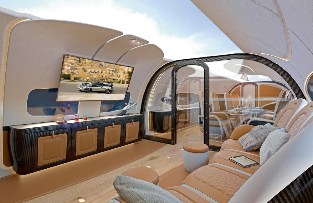 ACJ319neo, the Most Spacious Cabins of any Business jet