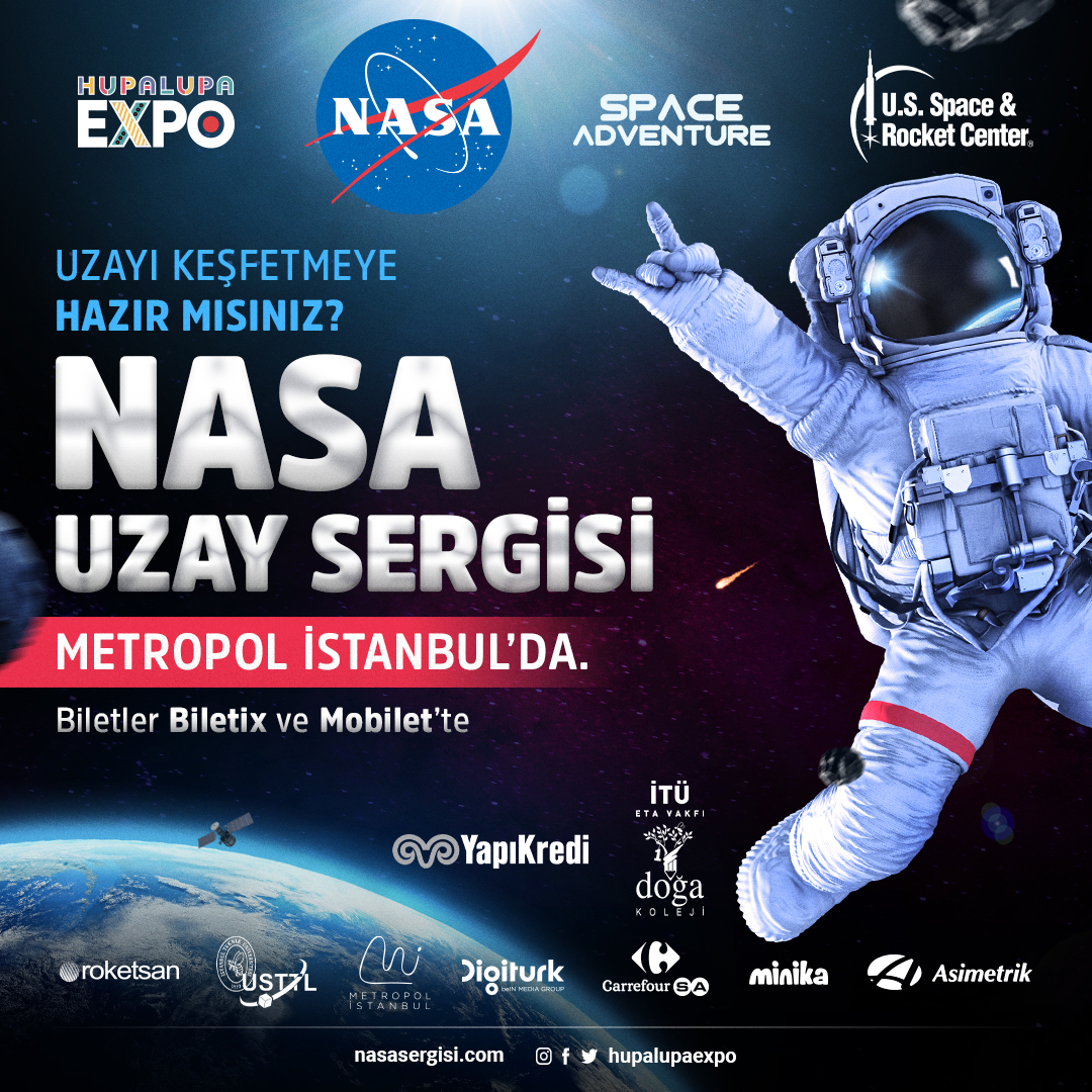 NASA Uzay Sergisi 8 Aralık’ta Istanbul'da
