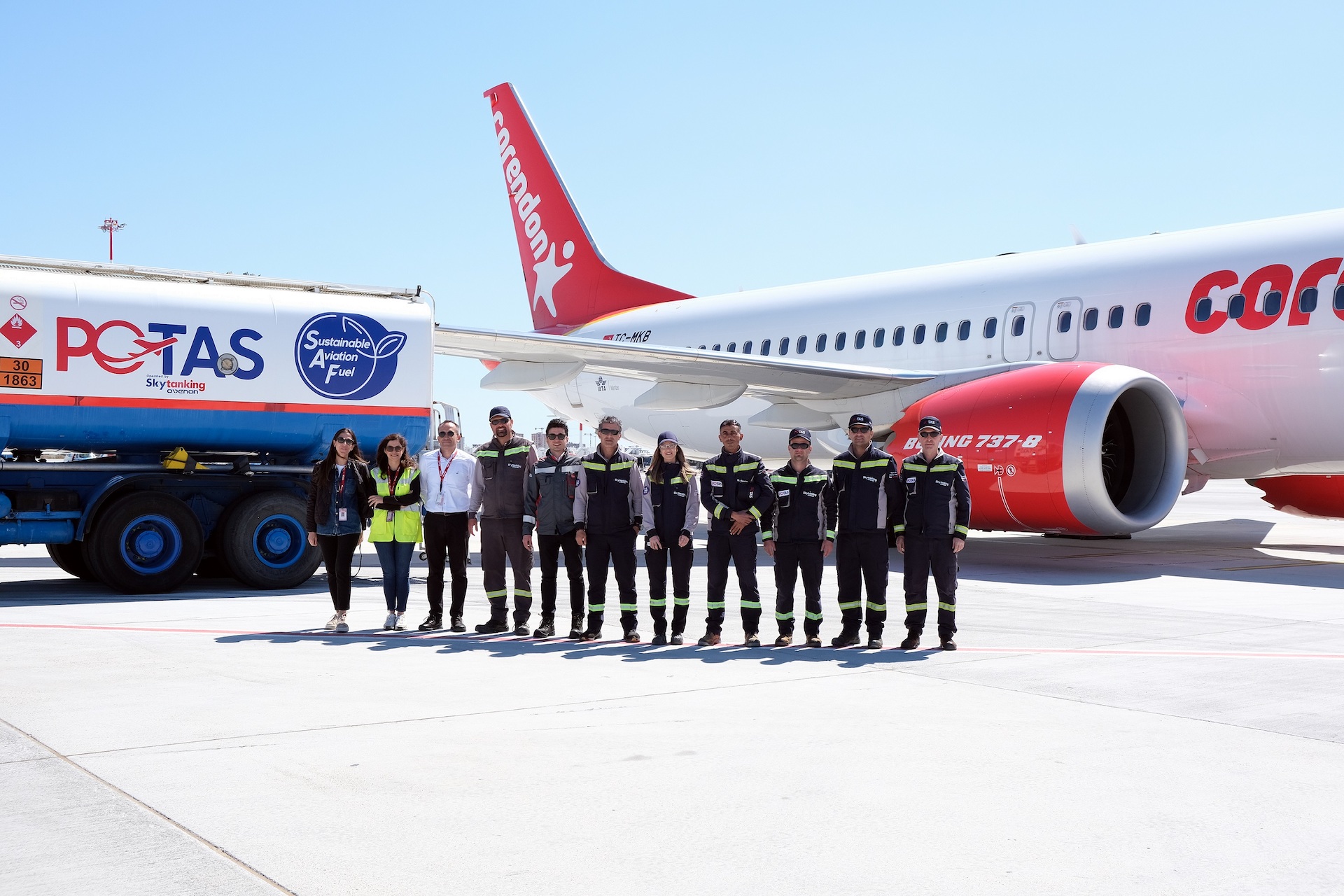 Corendon Airlines  Antalya’da  Sürdürebilir Havacılık Yakıtı (SAF) yakıt Kullanımına Başladı  