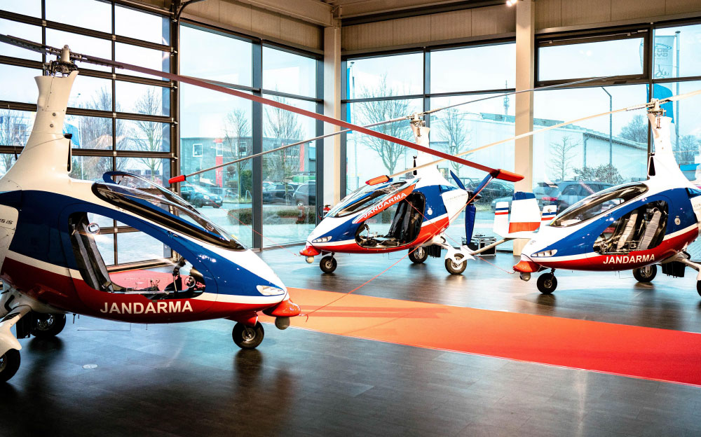 AutoGyro Delivers Three Cavalon  Sentinel Gyroplanes to the  Turkish Gendarmerie