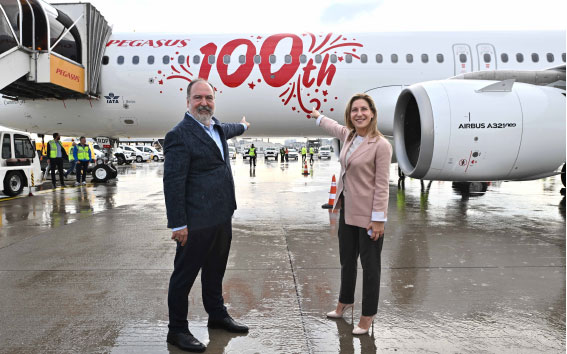 Pegasus Takes Delivery of its 100th Aircraft 