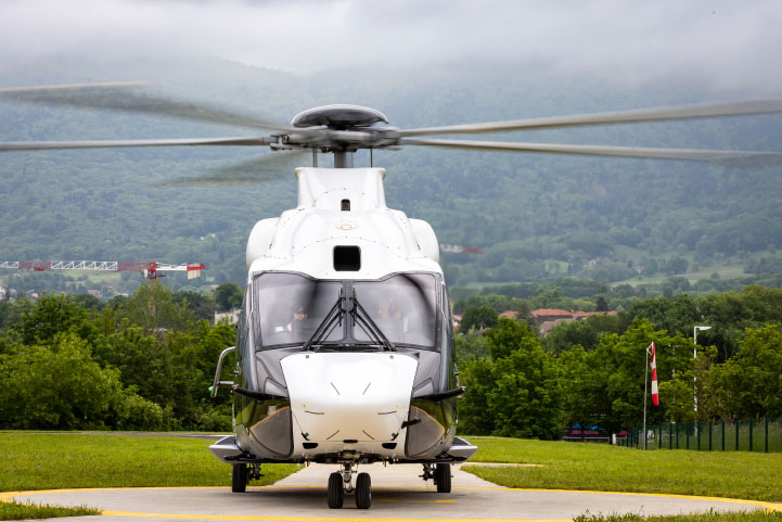 Demo Flight for Selected Media Members at Geneva