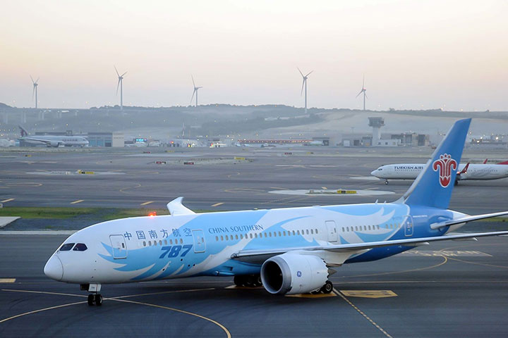 China Southern Airlines Begins Flight from
Wuhan to İstanbul Airport 